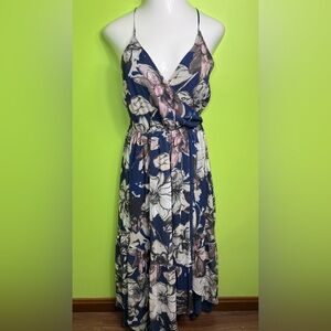 Abercrombie & Fitch Blue High Low Halter Sundress size S NWT